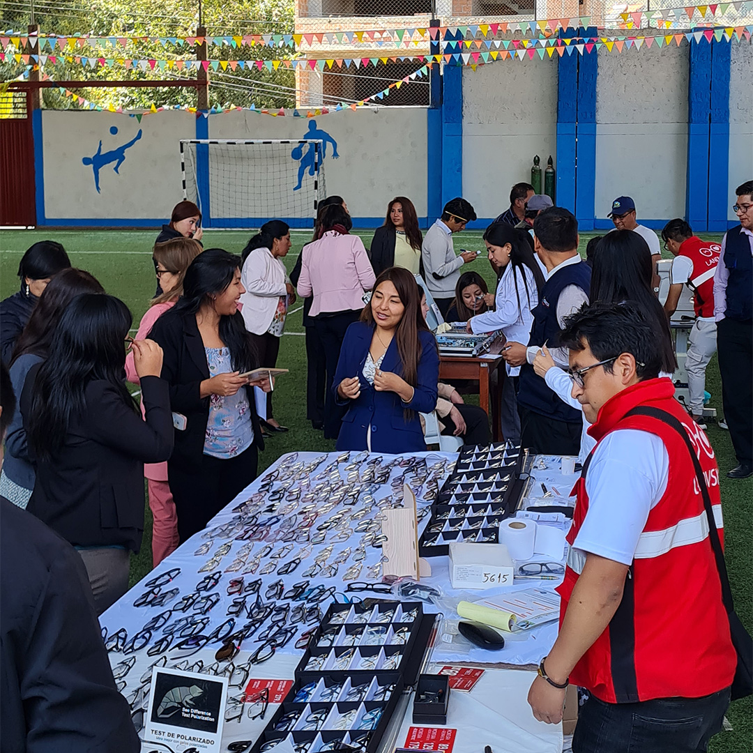 Atención óptica gratuita en campaña LANDVISION